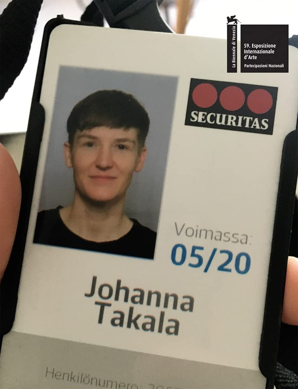 Pilvi Takala: close watch. The pavilion of Finland. 59th International art exhibition, la Biennale di Venezia