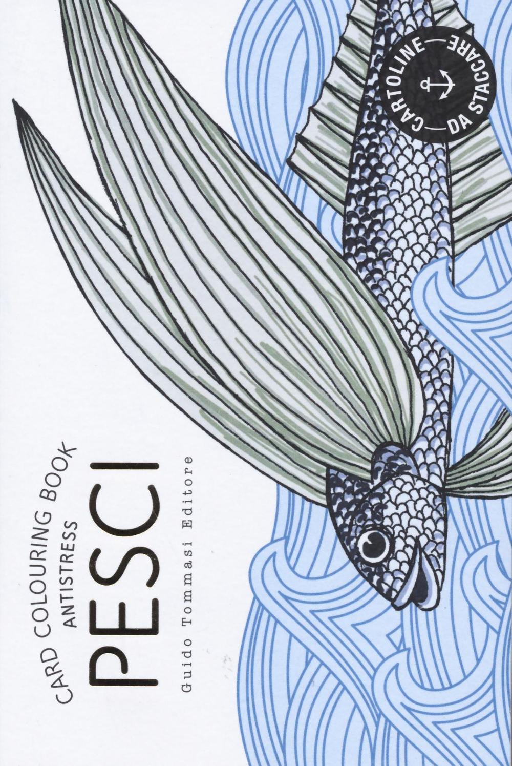 Pesci. Card colouring book antistress