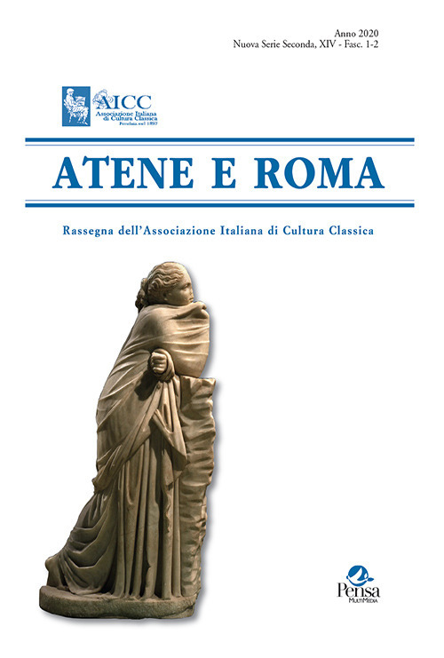 Atene e Roma. Rassegna dell'Associazione italiana di cultura classica. Vol. 1-2