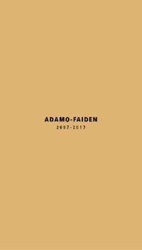 Adamo-Faiden 2007-2017. Ediz. italiana e inglese
