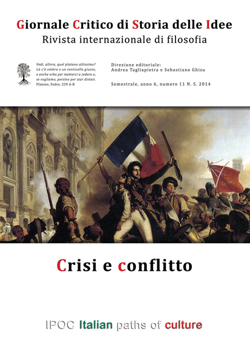 Giornale critico di storia delle idee. Vol. 11: Crisi e conflitto