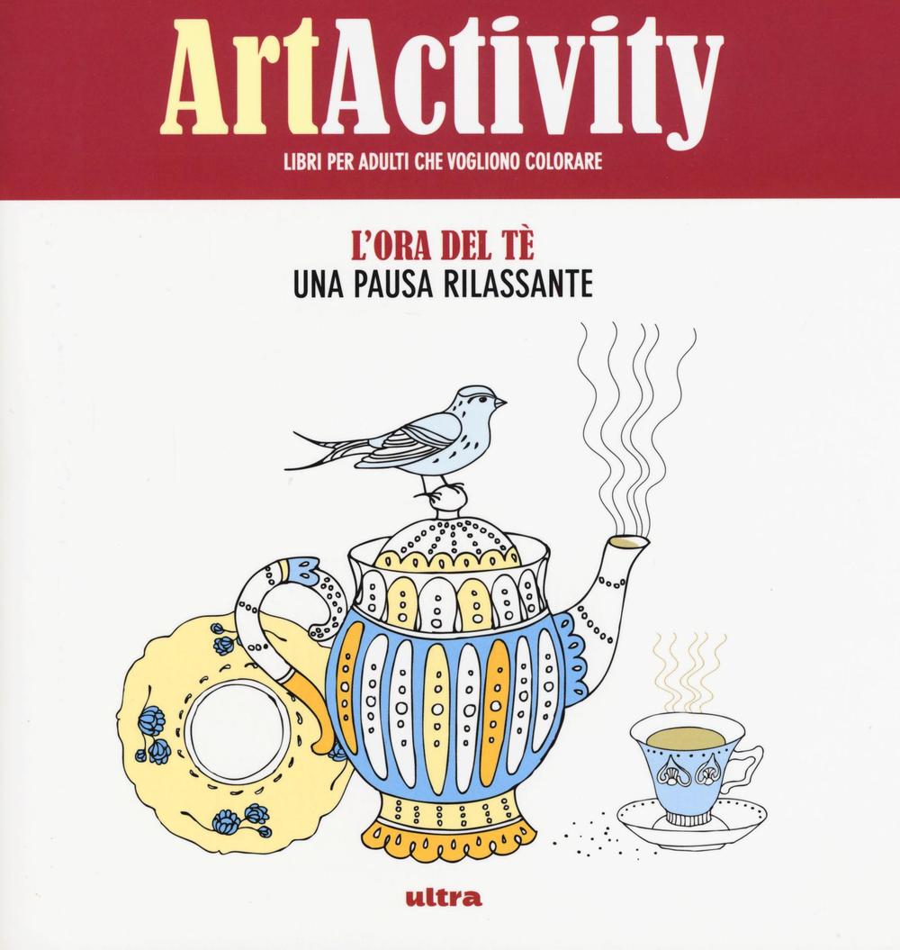 Art activity. Ora del tè. Una pausa rilassante