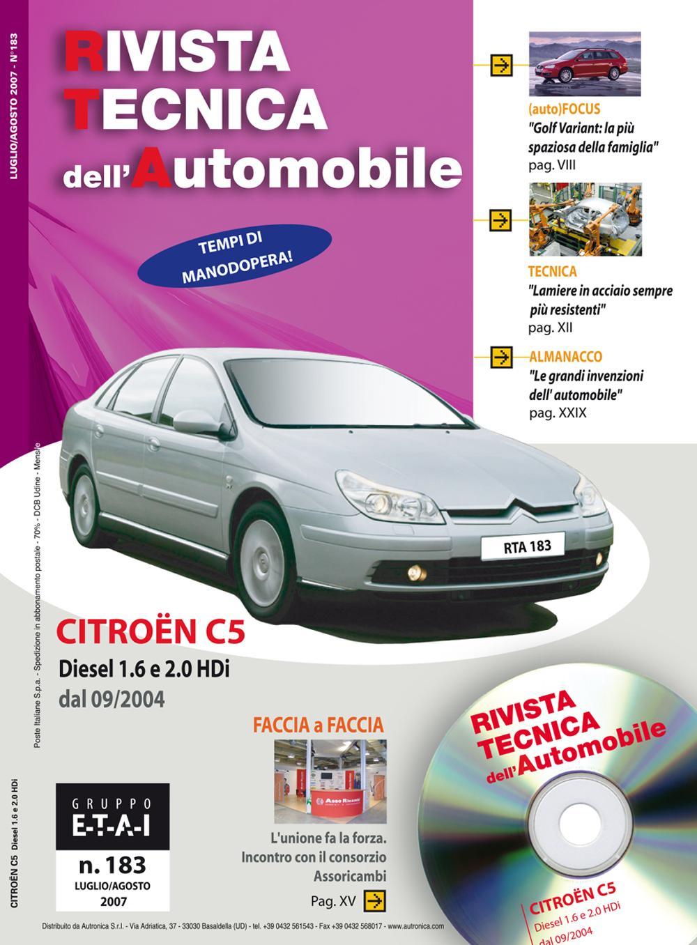 Citroën C5. Diesel 1.6 e 2.0 HDi