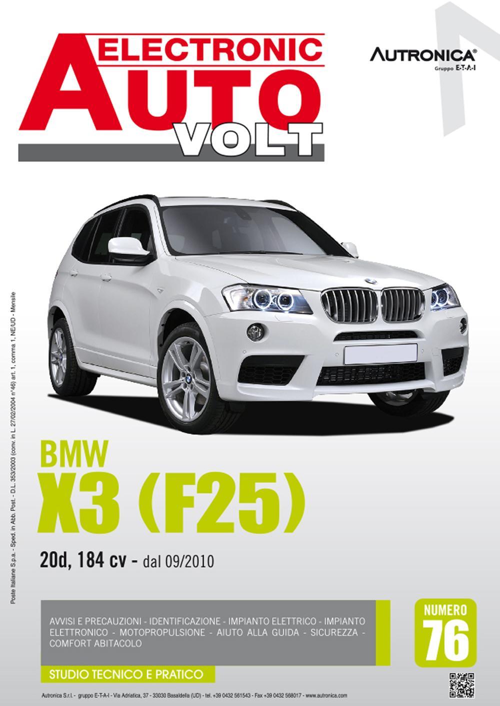 BMW X3 (F25) 2.0D. 184cv