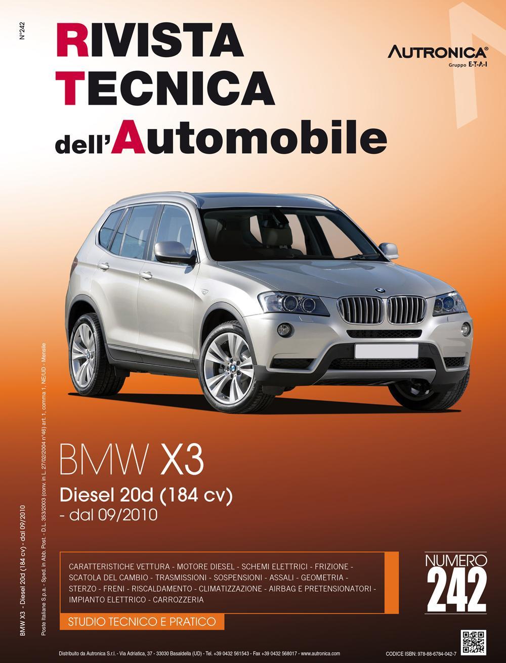 BMW X3. Diesel 20D (184 cv)