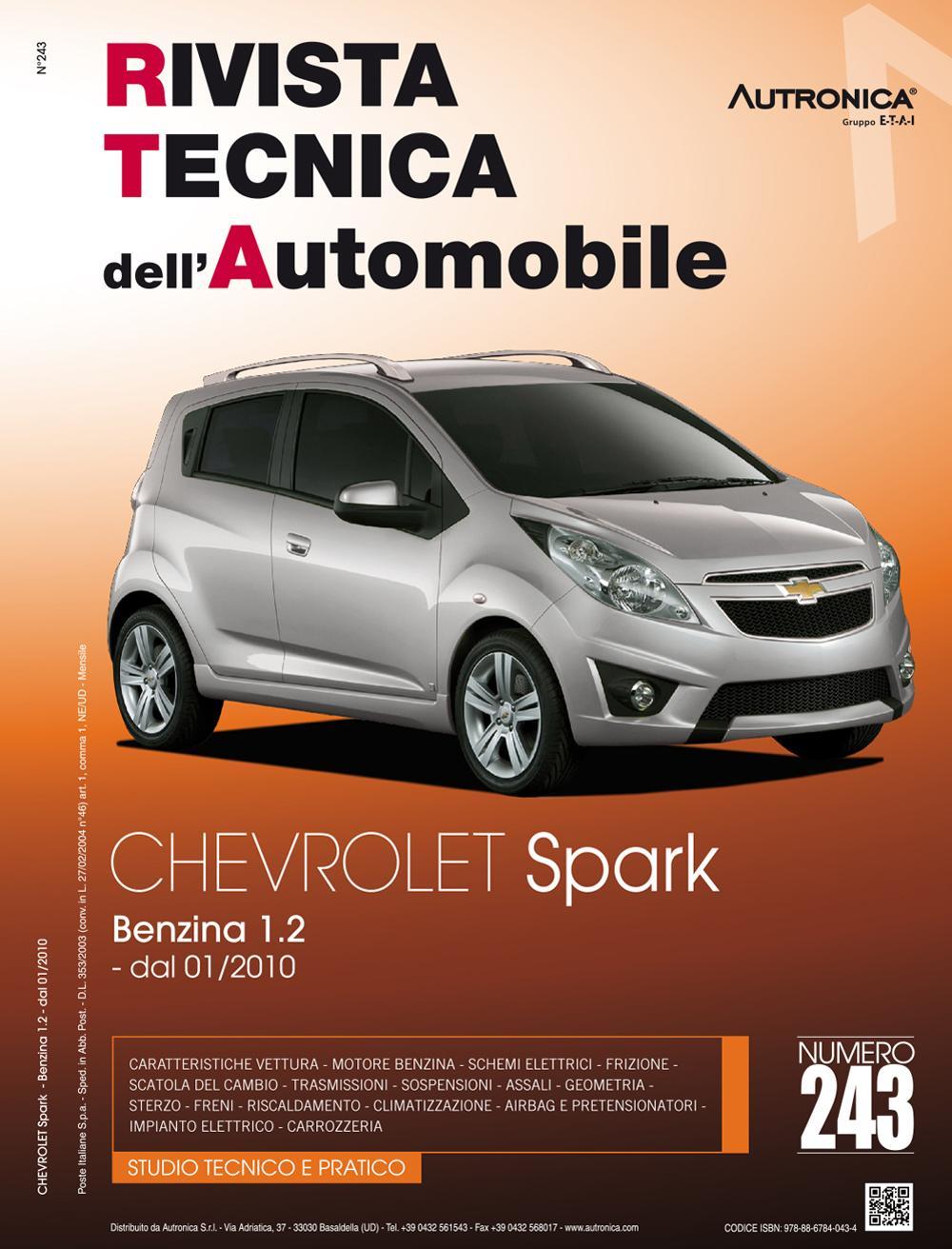Chevrolet Spark. Benzina 1.2 dal 01/2010