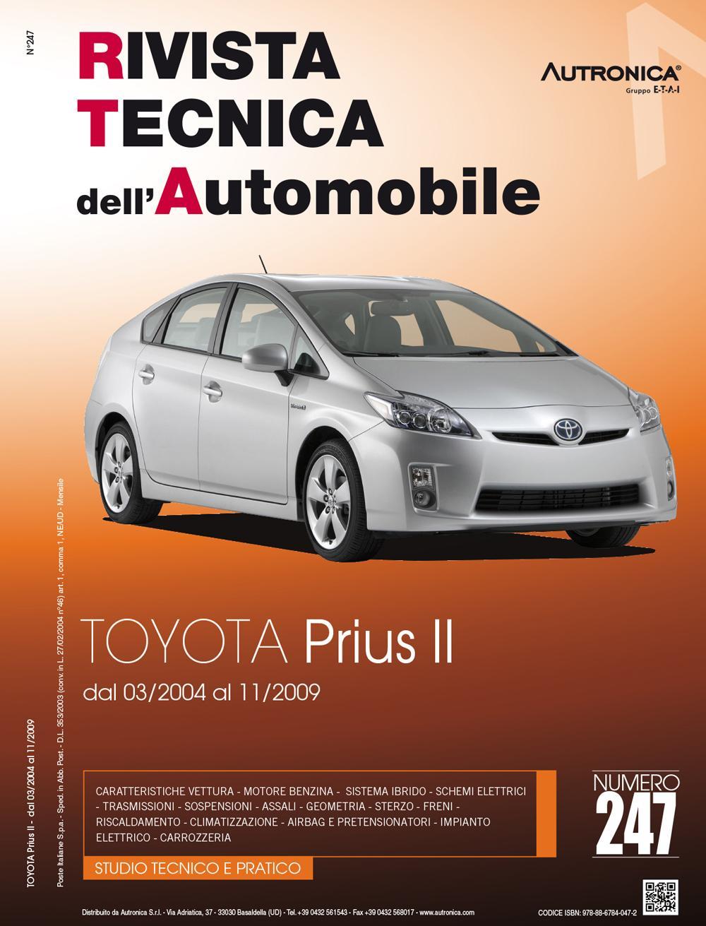 Toyota Prius II. Dal 03/2004 al 11/2009