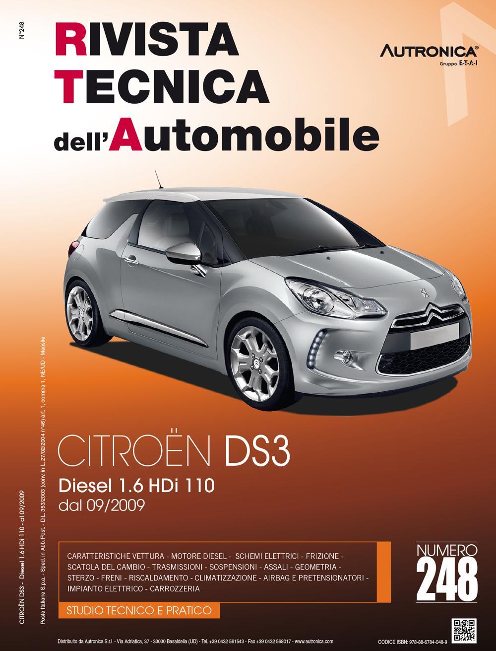 Citroën DS3. Diesel 1.6 HDi 110 cv dal 09/2009