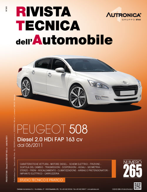 Peugeot 508. Diesel 2.0 HDI FAP 163 CV dal 6/2011