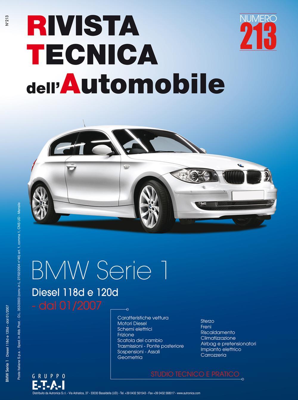 BMW serie 1. Diesel 118d e 120d dal 01/2007