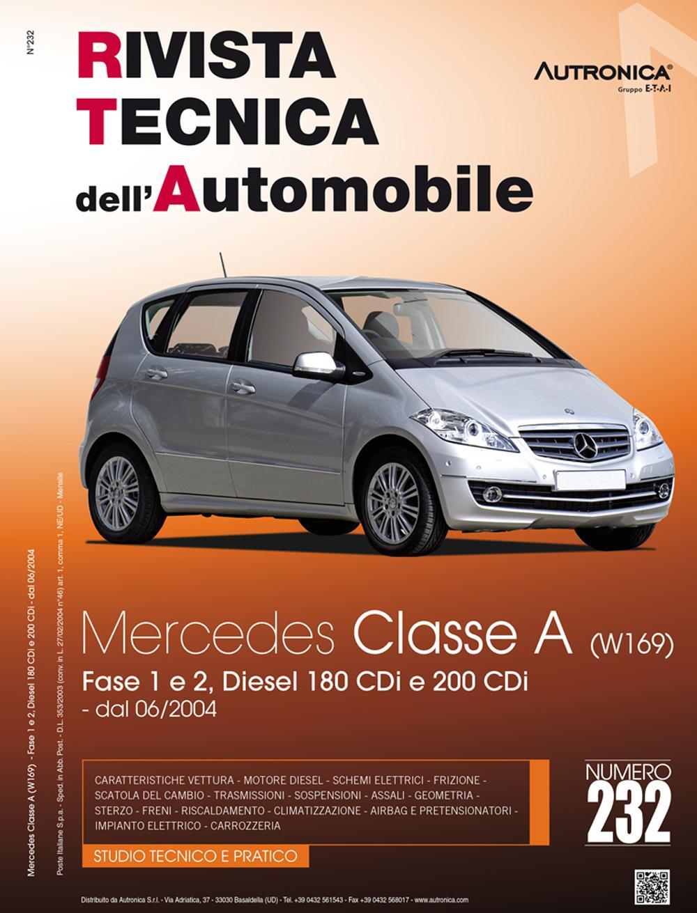 Mercedes Classe A (W169) 180 CDi e 200 CDi