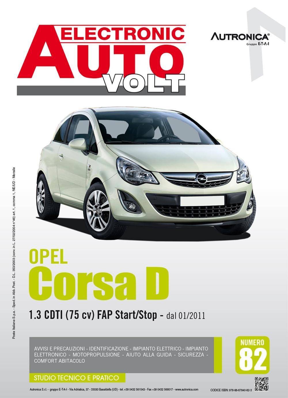 Opel Corsa D. 1.3 CDTI (75 CV) fap start&stop dal 01/2011