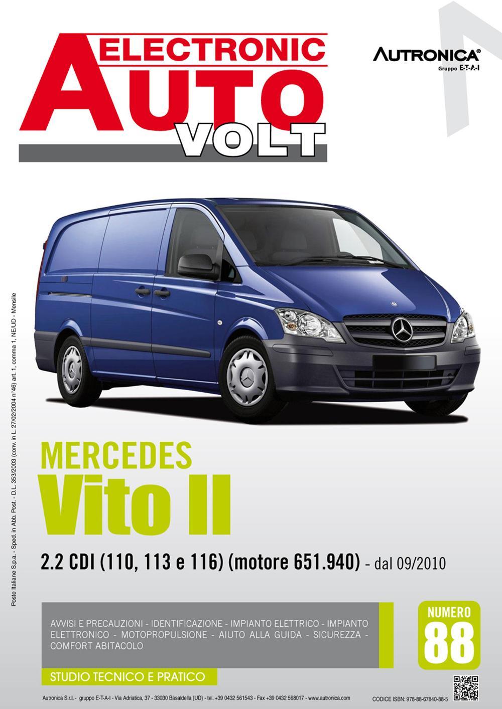 Mercedes Vito II. 2.2 CDI (110, 113 e 116 CV) (Motore 651.940) dal 09/2010