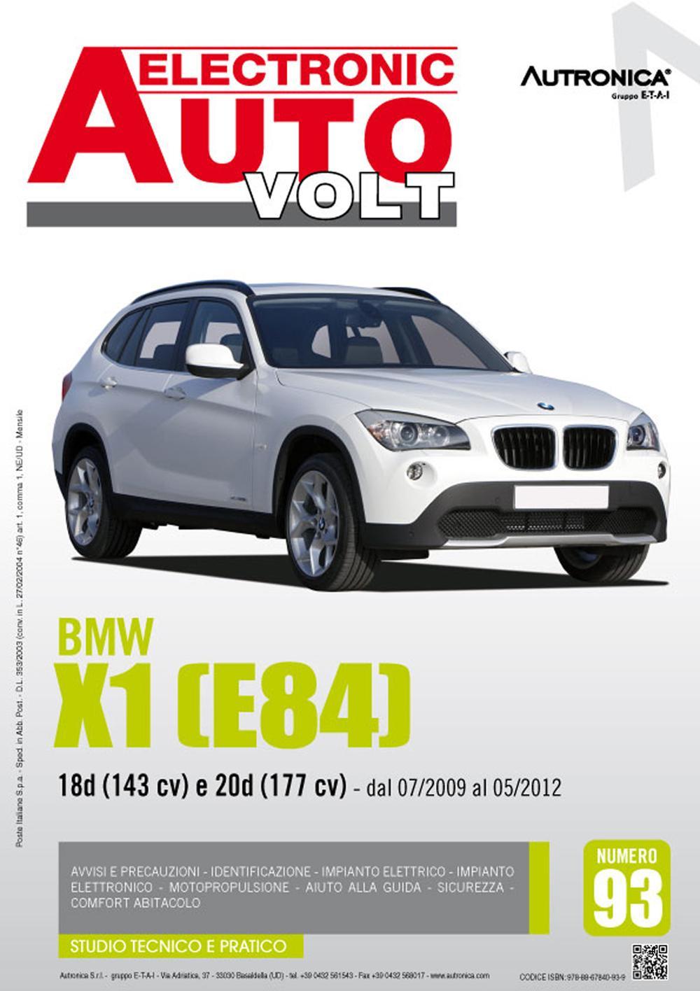 BMW X1 (E84). Diesiel 18d (143 CV) e 20d (177 CV)