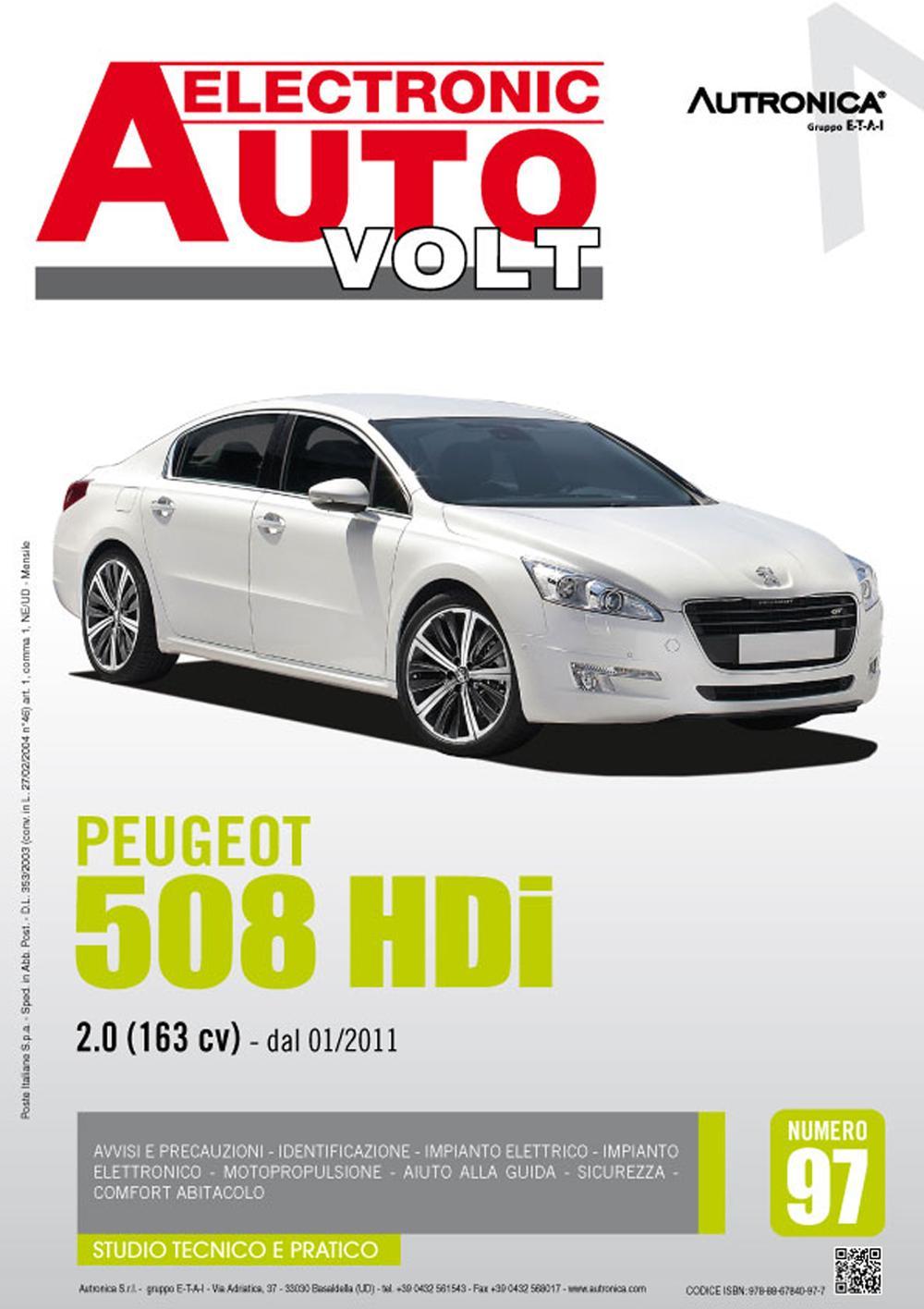 Peugeot 508 HDI. 2.0 (163 CV). Dal 1/2011