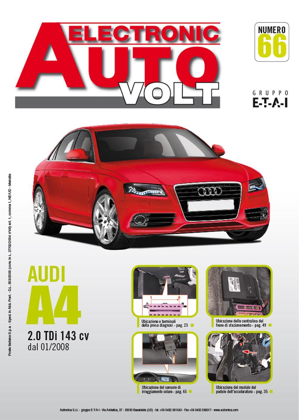 Audi A4 dal 2008 2.0 TDi 143 cv