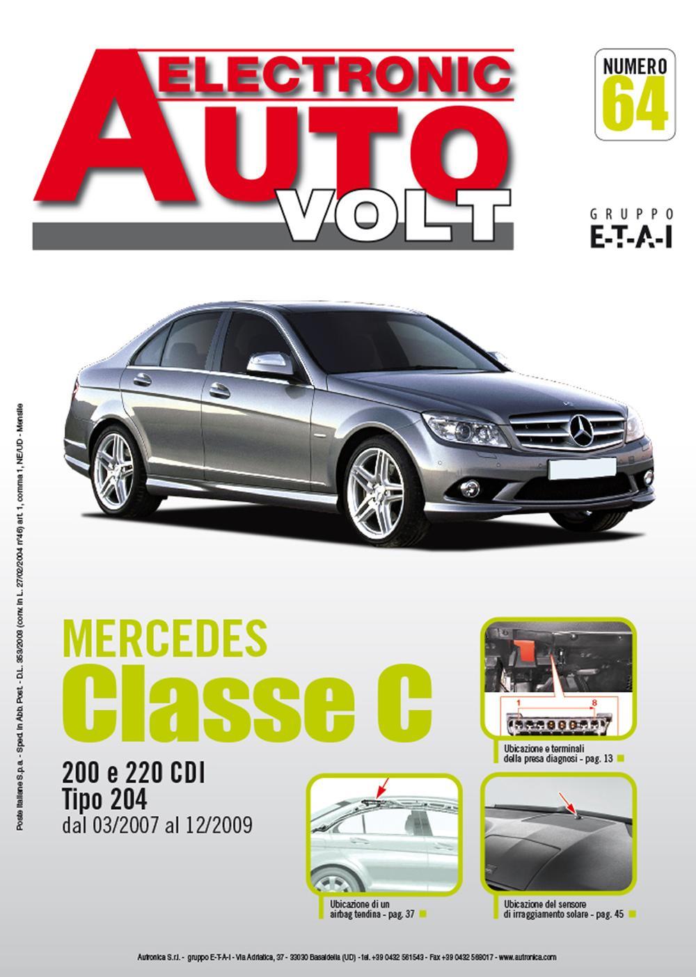 Mercedes Classe C (W204) C200 e C220 CDi