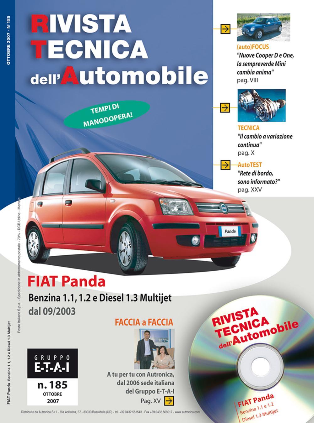 Fiat Panda 1.1 e 1.2 benzina. 1.3 JTD anche 4x4
