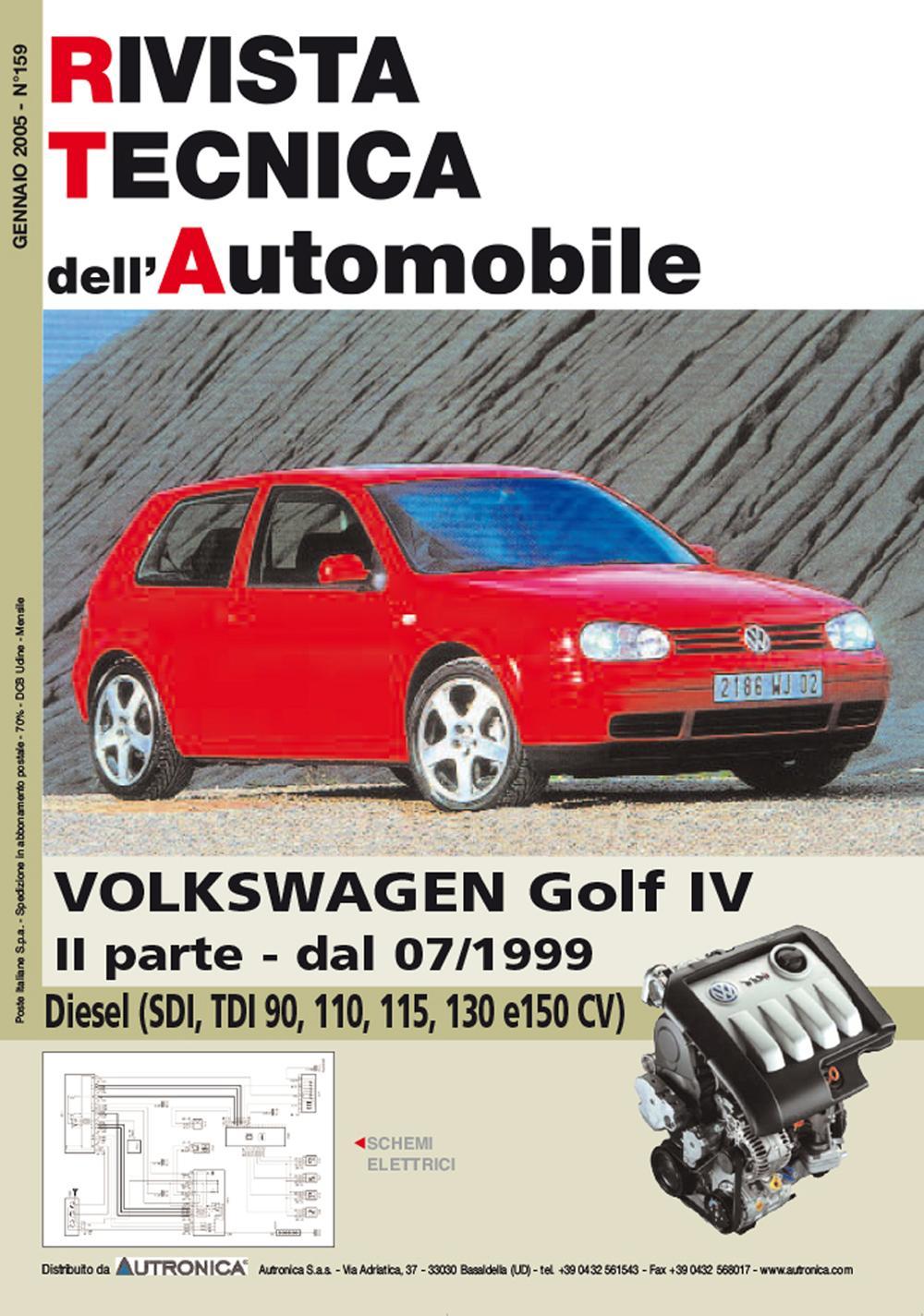 Volkswagen Golf IV 1.9 SDI-TDI 90-110-115-130 e 150 cv 2a parte