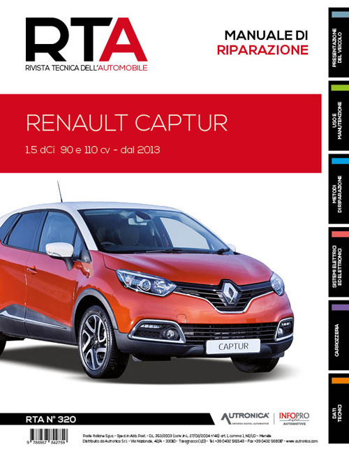 Renault Captur. 1.5 dCi 90 e 110 CV - dal 2013