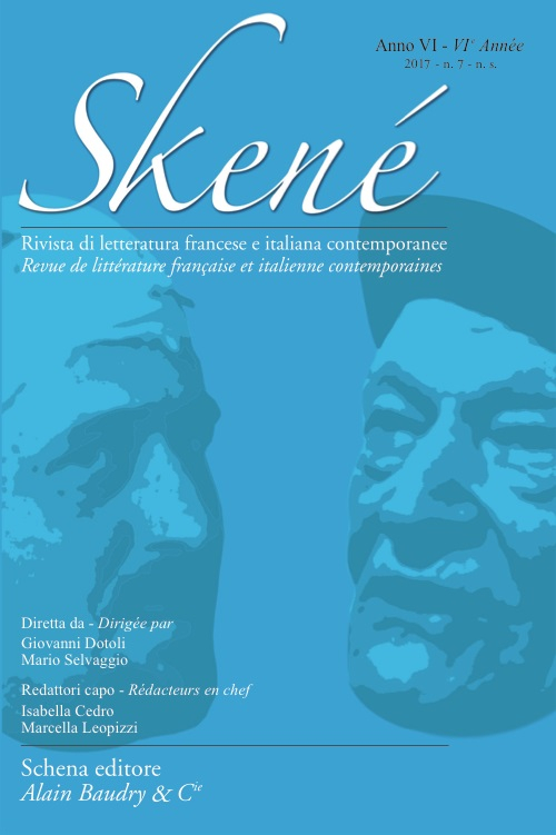 Skené. Rivista di letteratura francese e italiana contemporanee. Vol. 7
