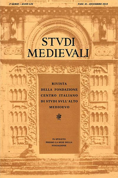 Studi medievali. Vol. 59/1: Giugno
