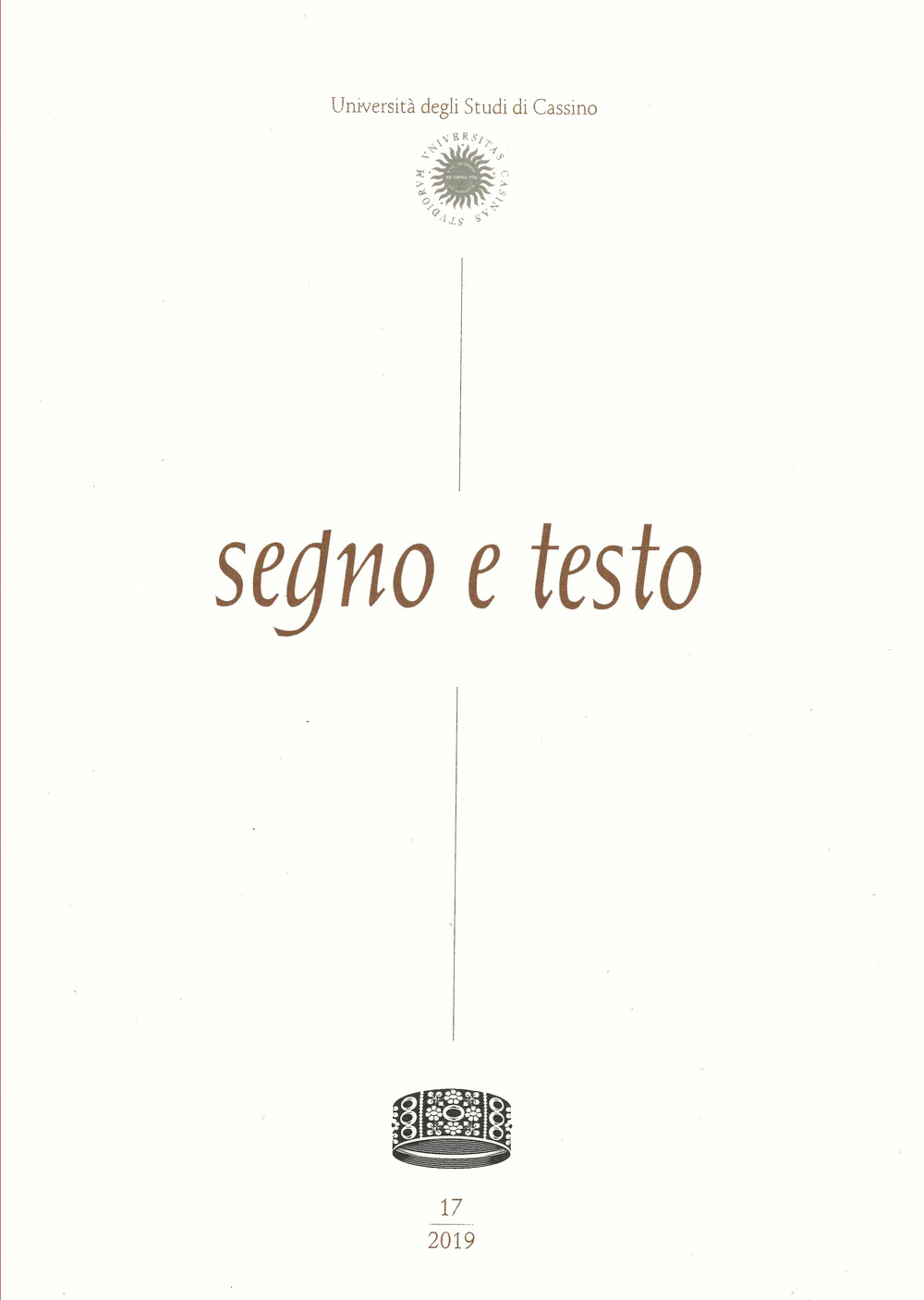 Segno e testo. Vol. 17