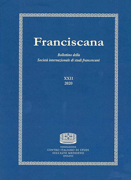 Franciscana. Bollettino della Società internazionale di studi francescani. Vol. 22