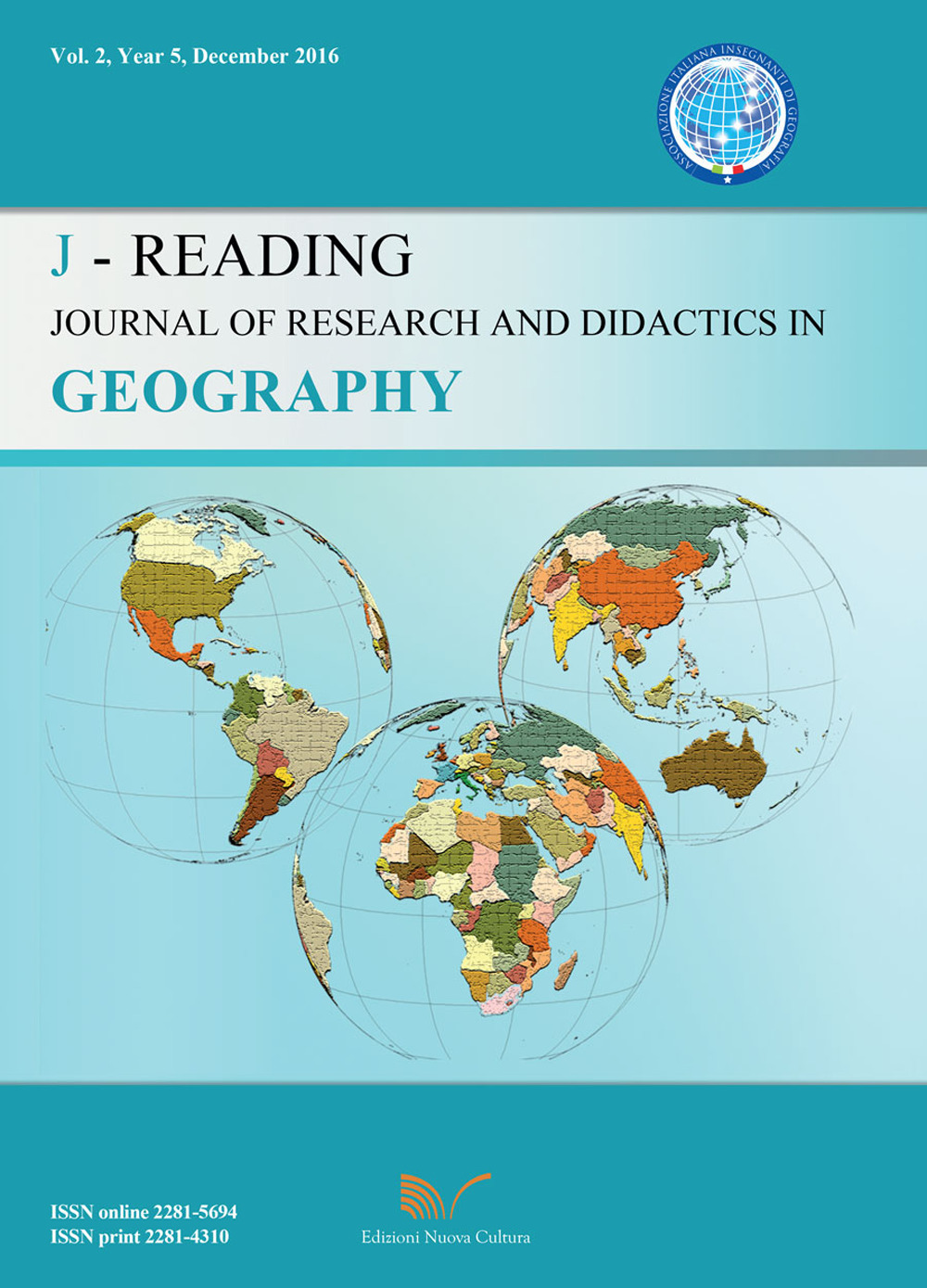 J-Reading. Journal of research and didactics in geography. Vol. 2