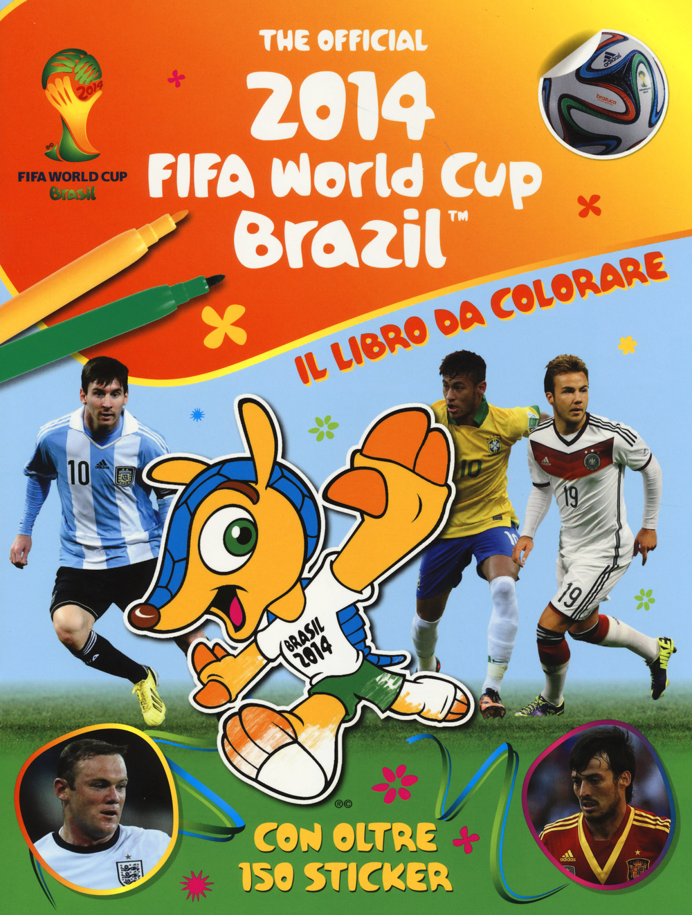 The official 2014 Fifa World Cup Brazil. Il libro da colorare