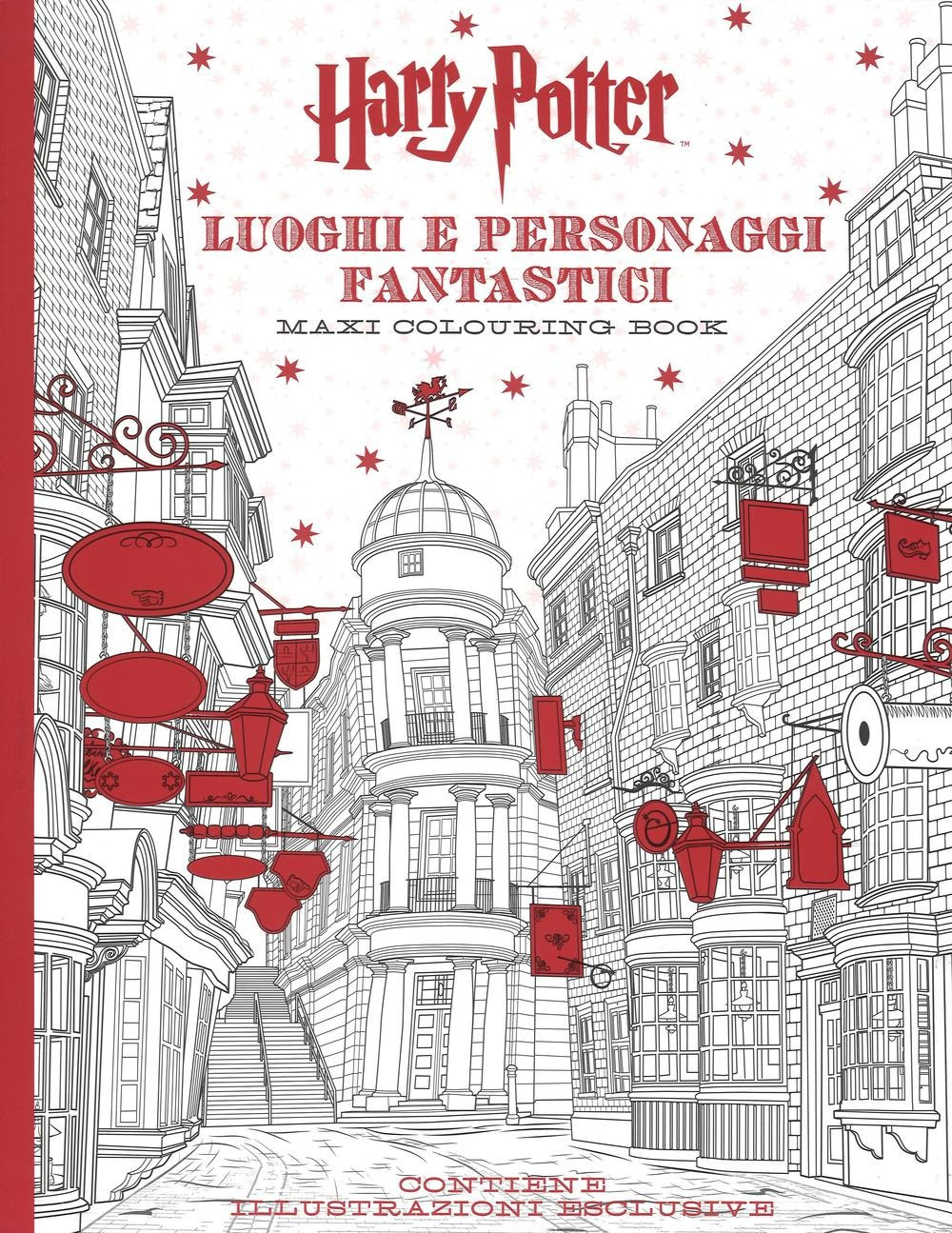 Harry Potter. Luoghi e personaggi fantastici. Maxi colouring book