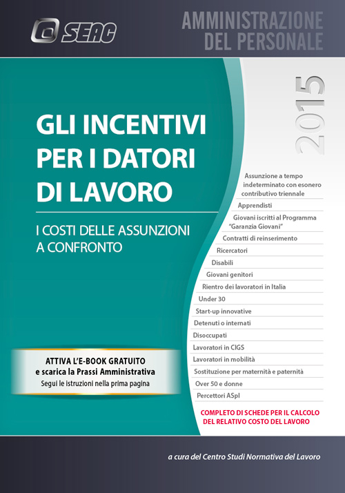 Gli incentivi per i datori di lavoro