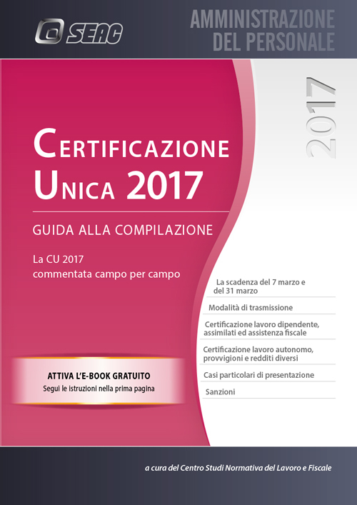Certificazione Unica. Guida alla compilazione