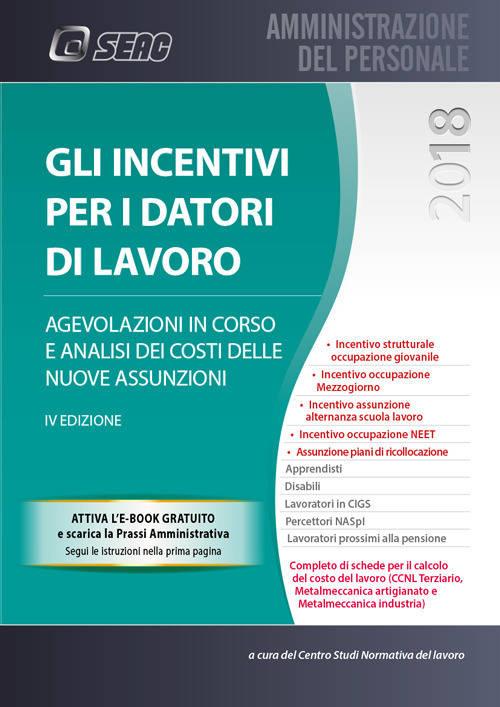 Gli incentivi per i datori di lavoro