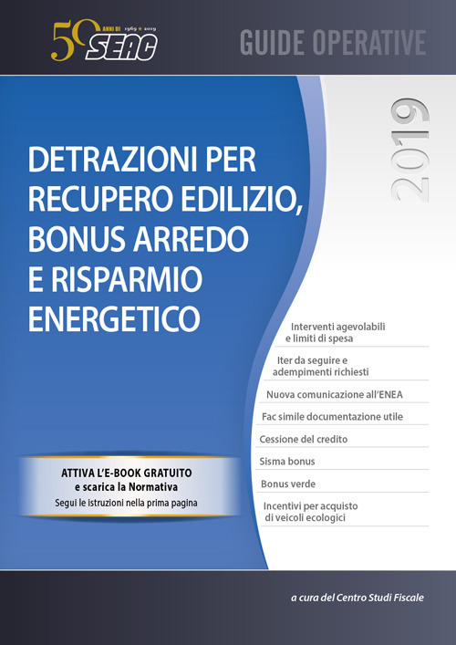 Detrazioni per recupero edilizio, bonus arredo e risparmio energetico