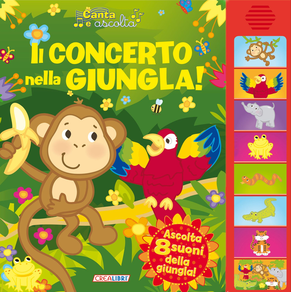 Il concerto nella giungla! Libro sonoro