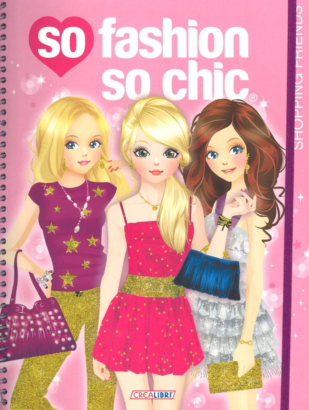 So fashion so chic. Shopping friends. Con adesivi