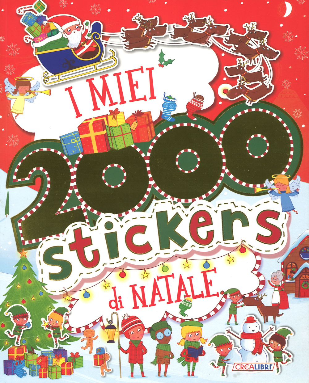 I miei 2000 stickers di Natale. Con adesivi