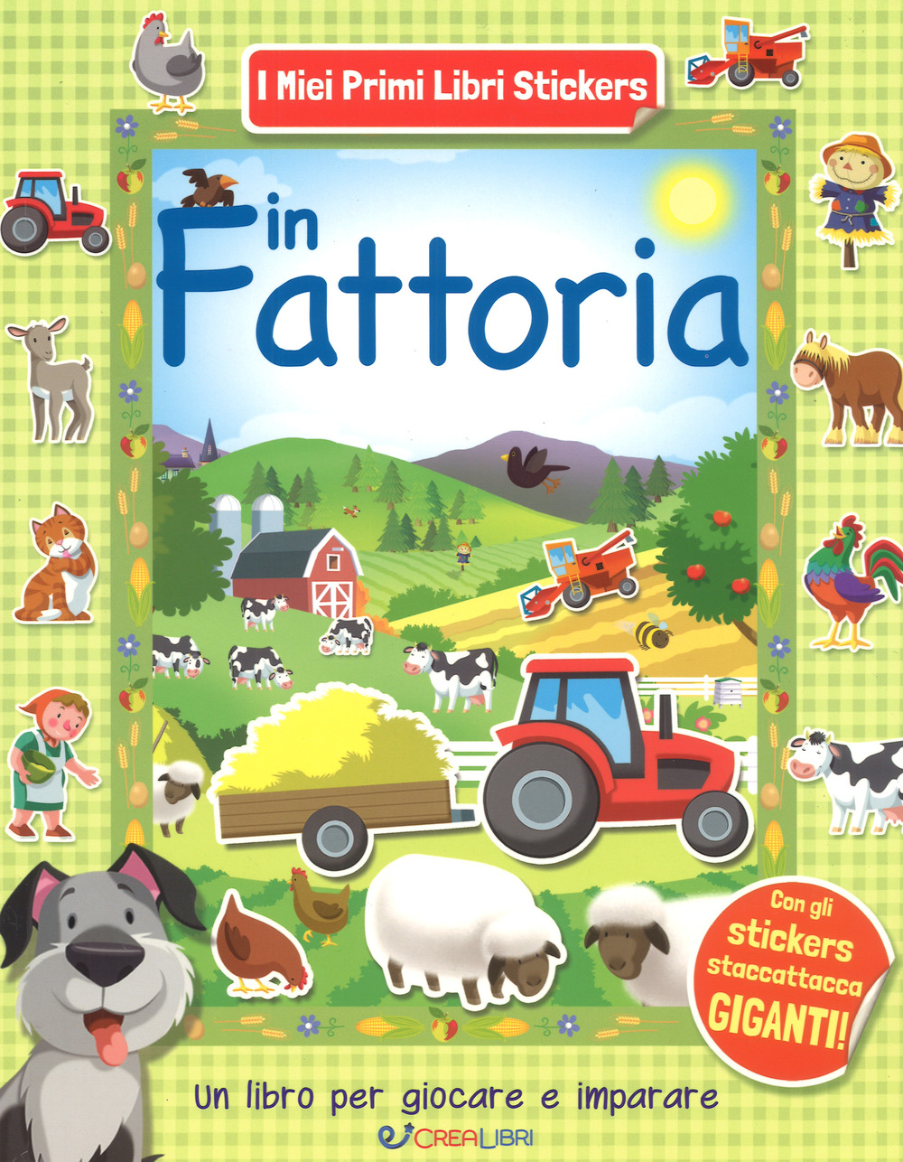 In fattoria. Con adesivi
