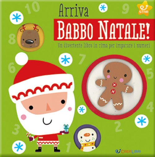 Arriva Babbo Natale! Un divertente libro in rima per imparare i numeri