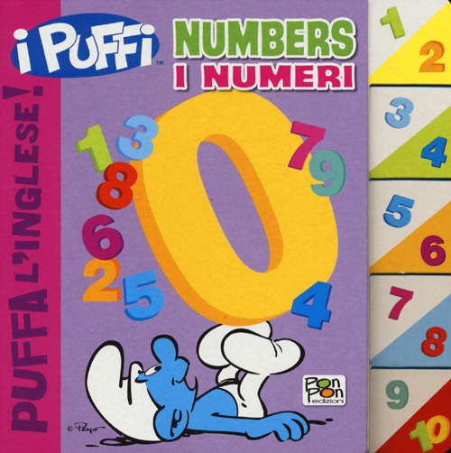 Numbers-I numeri. Puffa l'inglese. I Puffi
