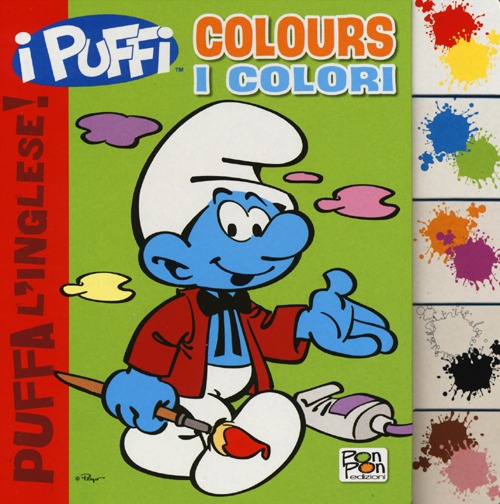 Colors-I colori. Puffa l'inglese. I Puffi