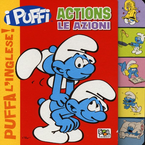 Actions-Le azioni. Puffa l'inglese. I Puffi