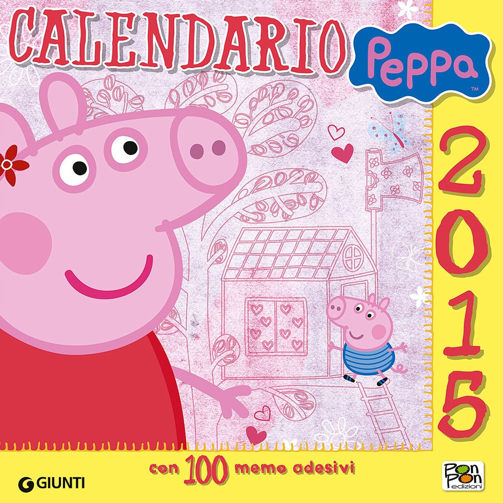 Calendario Peppa 2015. Con adesivi