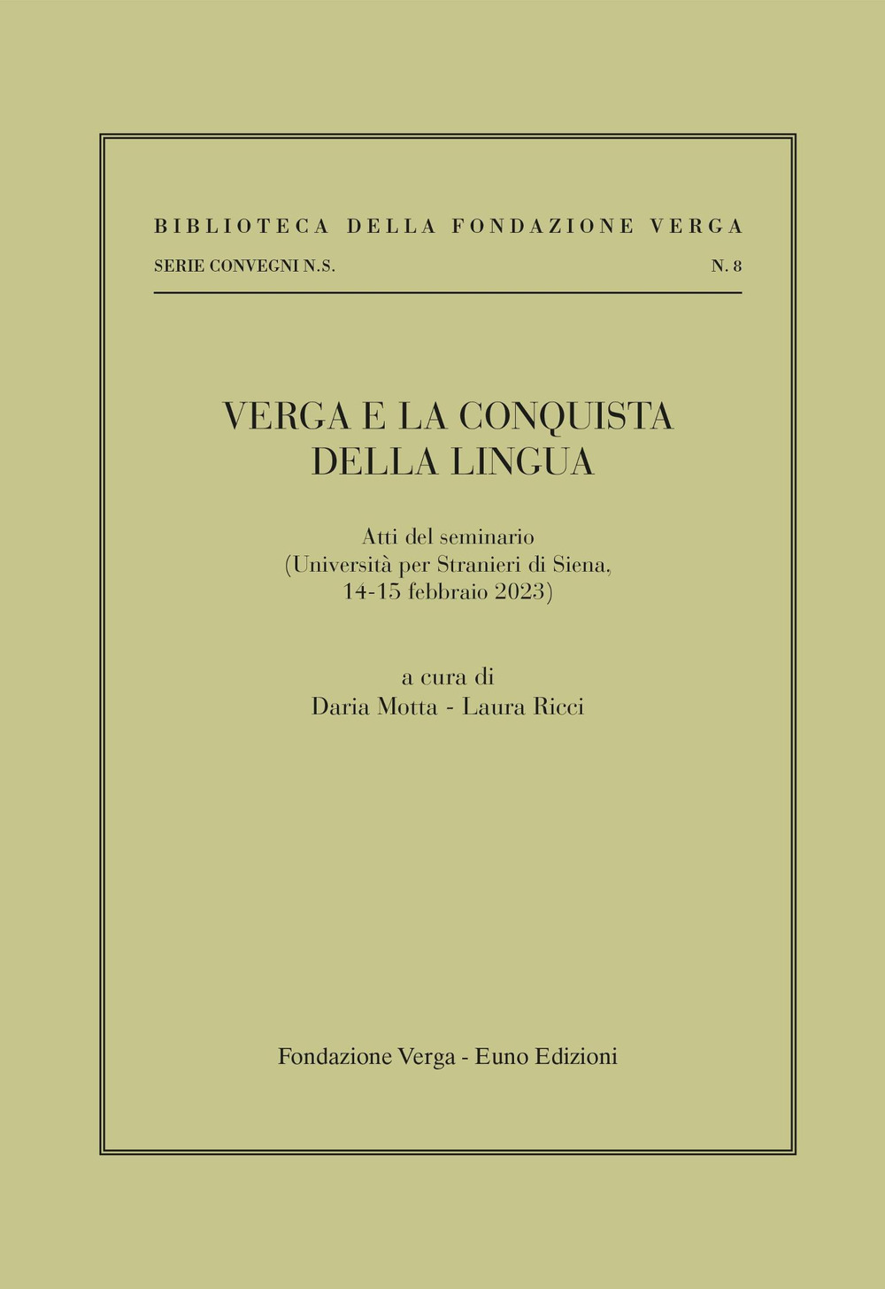 Verga e la conquista della lingua