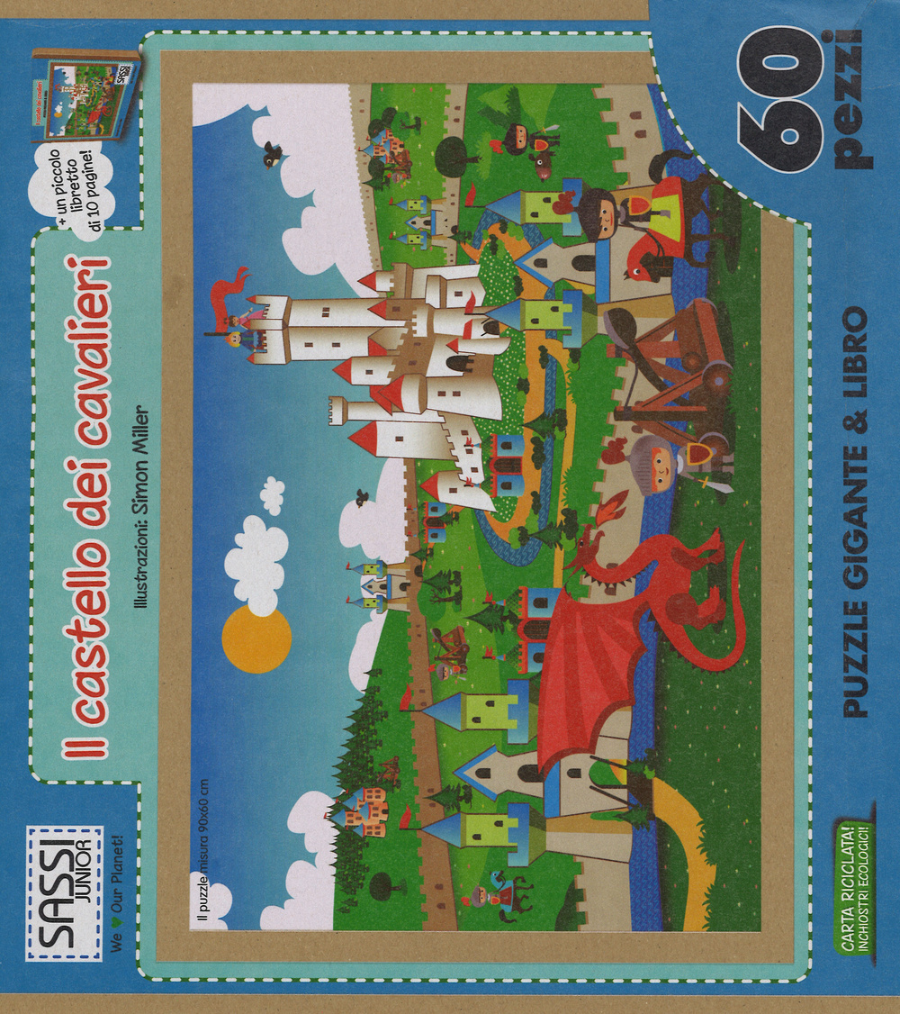 Il castello dei cavalieri. Libro puzzle