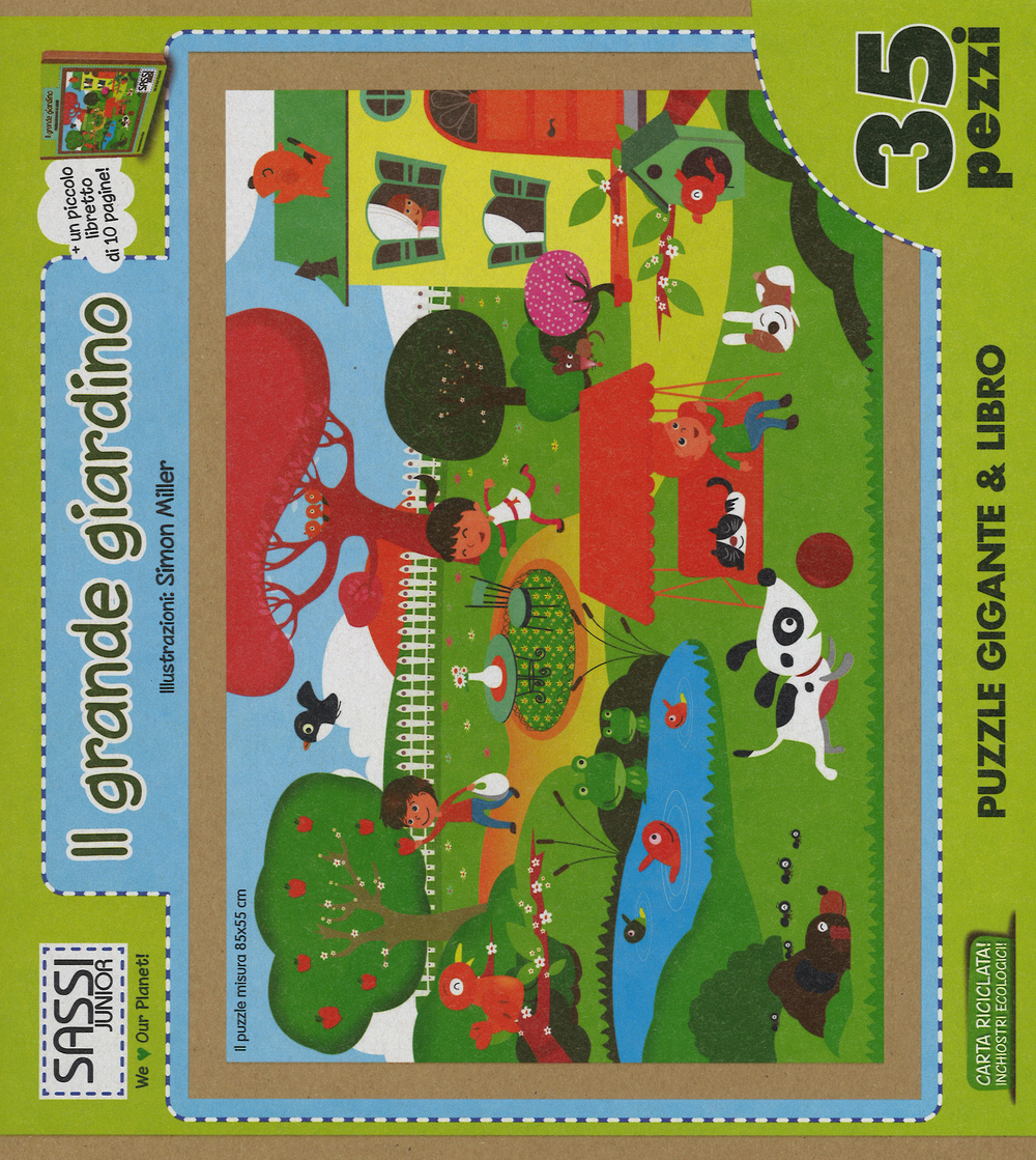 Il grande giardino. Libro puzzle