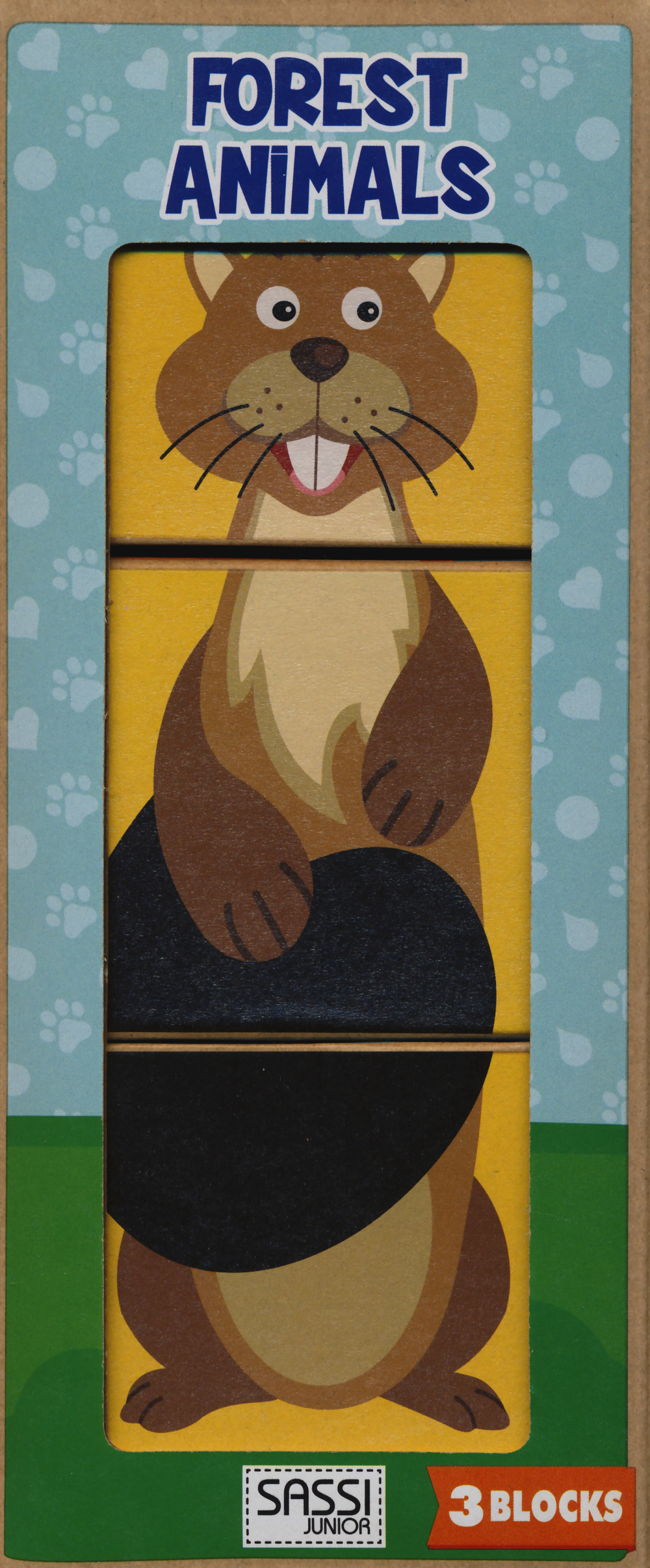 Forest animals. Eco-cubotti