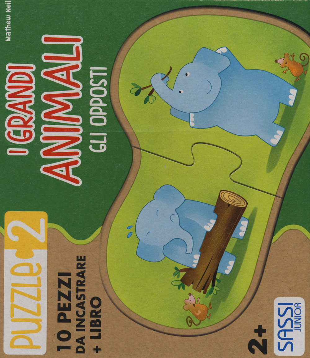I grandi animali. Gli opposti. Puzzle 2