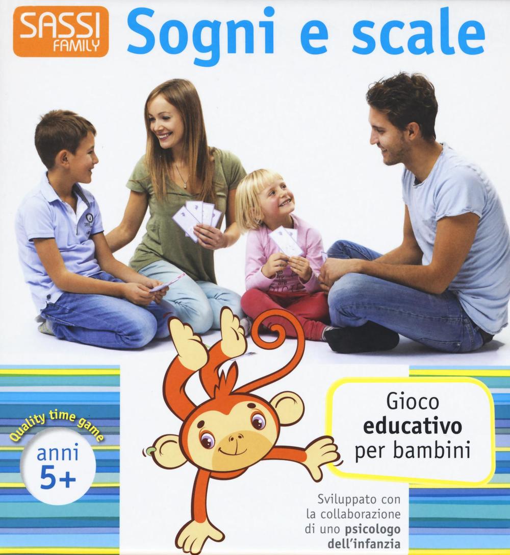 Sogni e scale. Gioco educativo per bambini. Libro puzzle